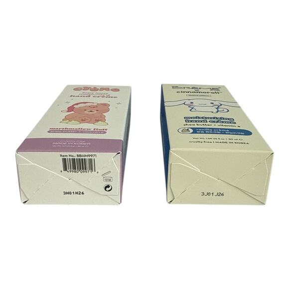 Crème Shop Hand Cream Duo Marshmallow Fluff & Cinnamoroll Vanilla 2 Pack - Picture 4 of 5